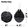 4 Pack Body Scrubber for Men and Women, Mesh Back Wash Skin Care Luffa